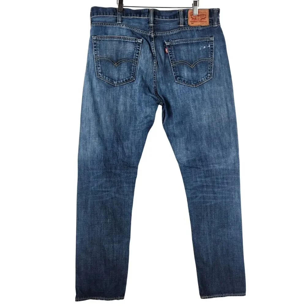 VTG Levi's 508 Mens Regular Taper Fit Jeans 38x32 Blue Medium Wash 100% Cotton